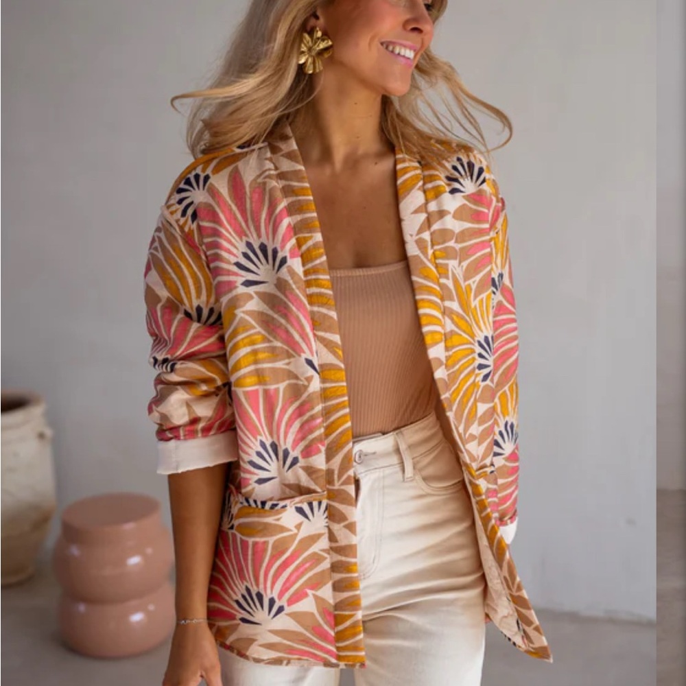 Easy Clothes Patterned Mirabelle Jacket